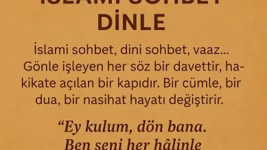 İslami sohbet dinle