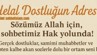 Helal İslami Sohbet odaları